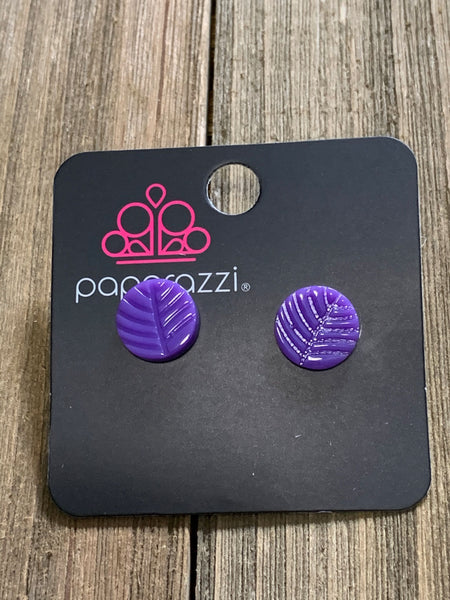 Paparazzi - Starlet Shimmer Earrings Purple