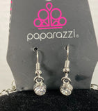 Paparazzi - Very Fort-You-Nate White Necklace #302