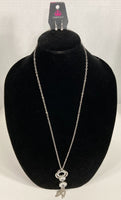 Paparazzi - Very Fort-You-Nate White Necklace #302