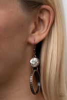 Standalone SparklePaparazzi - Standalone Sparkle - Copper Earrings
