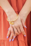 Paparazzi - Reflective Radiance - Gold Bracelet Bangles