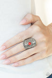 Paparazzi - Mojave Rays - Red Paparazzi Ring