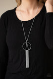 Paparazzi - Apparatus Applique - Silver Necklace