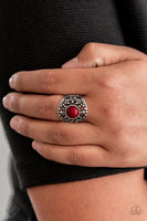 Paparazzi - On An Adventure - Red Paparazzi Ring Fashion Fix