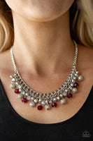 Paparazzi - Party Spree - Red Necklace