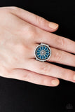 Paparazzi - Garden View - Blue Paparazzi Ring