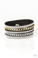 Paparazzi - Fashion Fiend - Black Bracelet Snap