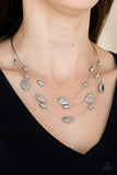 Paparazzi - Top ZEN - Silver Necklace