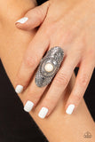 Paparazzi - Rural Residence - White Paparazzi Ring