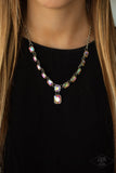 Right To Remain Sparkly - Multi - Paparazzi Iridescent Necklace