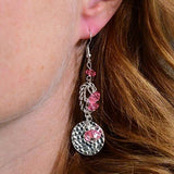 Paparazzi - Seaside Catch - Pink Earrings