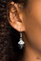 Paparazzi - The Show Must Glow On - Black Earrings (D)