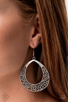 Paparazzi - Vineyard Venture - Silver Earrings Fashion Fix