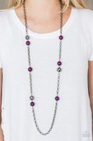Fashion Fad - Purple - Paparazzi Necklace