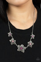 Paparazzi - Wallflower Wonderland - Pink Necklace