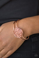 Paparazzi - Mandala Majesty - Copper Bracelet Hinged Closure