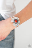 Paparazzi - Incredibly Indie - Orange Bracelet Cuff