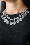 Walk The Plank - Silver - Paparazzi Necklace