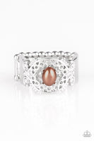 Paparazzi - Mod Modest - Brown Paparazzi Ring