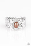Paparazzi - Mod Modest - Brown Paparazzi Ring