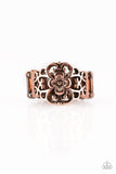 Paparazzi - Fanciful Flower Gardens - Copper Paparazzi Ring