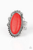 Paparazzi - Open Range - Red Paparazzi Ring