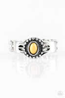 Paparazzi - Right On TREK - Yellow Paparazzi Ring