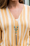 Paparazzi - Rural Heiress - Blue Necklace Fashion Fix