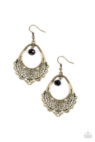Paparazzi - Garden Society - Brass Earrings