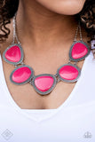 Viva La Vivid - Pink - Paparazzi  Necklace Fashion Fix