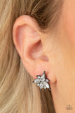 Stellar Sheen - Black - Paparazzi Post Earrings #926