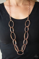 Ring Bling - Copper - Paparazzi Necklace