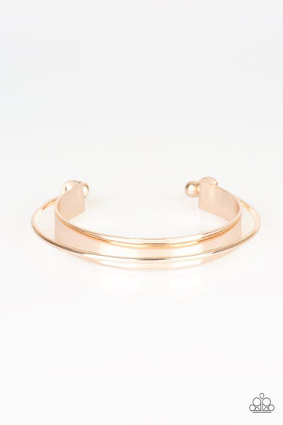 Avant-MOD - Rose Gold - Paparazzi Bracelet Cuff