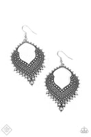 Paparazzi - Mojave Melody - Silver Earrings Fashion Fix