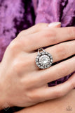 Paparazzi - Twinkling Trance - White Paparazzi Ring