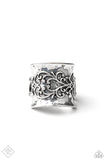 Me, Myself, and IVY - Silver - Paparazzi Filigree Ring Fashion Fix