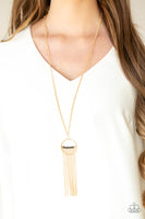 Terra Tassel - Gold - Paparazzi Necklace