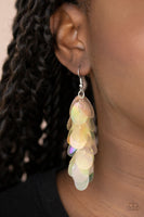 Stellar In Sequins - Multi - Paparazzi Iridescent Earrings