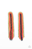 Let There Bead Light - Multi - Paparazzi Earrings Seed Beads Life of the Party December 2020