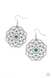 Botanical Bash - Blue - Paparazzi Earrings