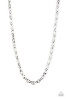 Grit and Gridiron - Silver - Paparazzi Men's Necklace