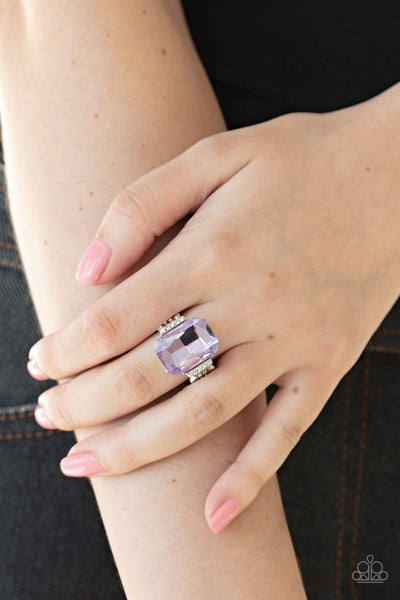 You Can COUNTESS On Me  - Purple - Paparazzi Ring