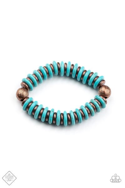 Eco Experience - Copper - Paparazzi Stretchy Bracelet Fashion Fix