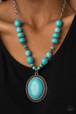 Home Sweet HOMESTEAD - Blue - Paparazzi Necklace