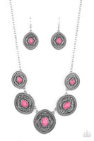 Alter ECO - Pink - Paparazzi Necklace