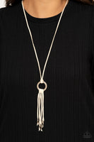 Feel at HOMESPUN - White - Paparazzi Necklace #2866