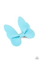Butterfly Oasis - Blue - Paparazzi Hair Accessory Butterfly