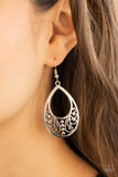 Stylish Serpentine - Silver - Paparazzi Earrings