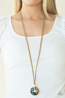 Primal Paradise - Brown - Paparazzi Necklace