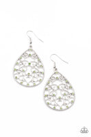 Midnight Carriage - Green - Paparazzi Earrings
